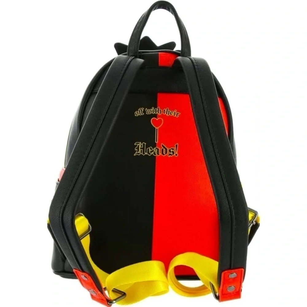Disney Loungefly Villains Queen of Hearts Alice in Wonderland Whimsical Backpack